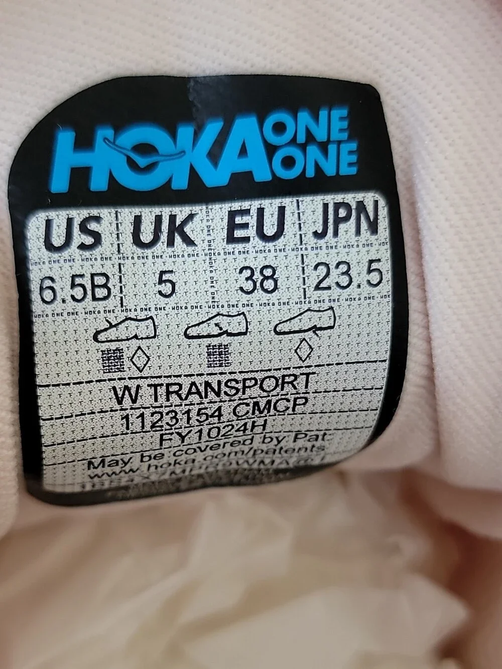 Size 6.5 - Hoka One One HOKA Transport Cosmic Pearl - Picture 4 of 10